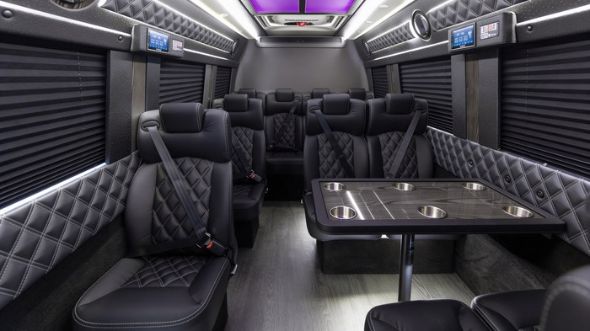 rancho cucamonga 15 passenger sprinter van interior