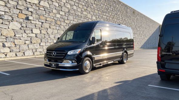 rialto wedding sprinter van rental