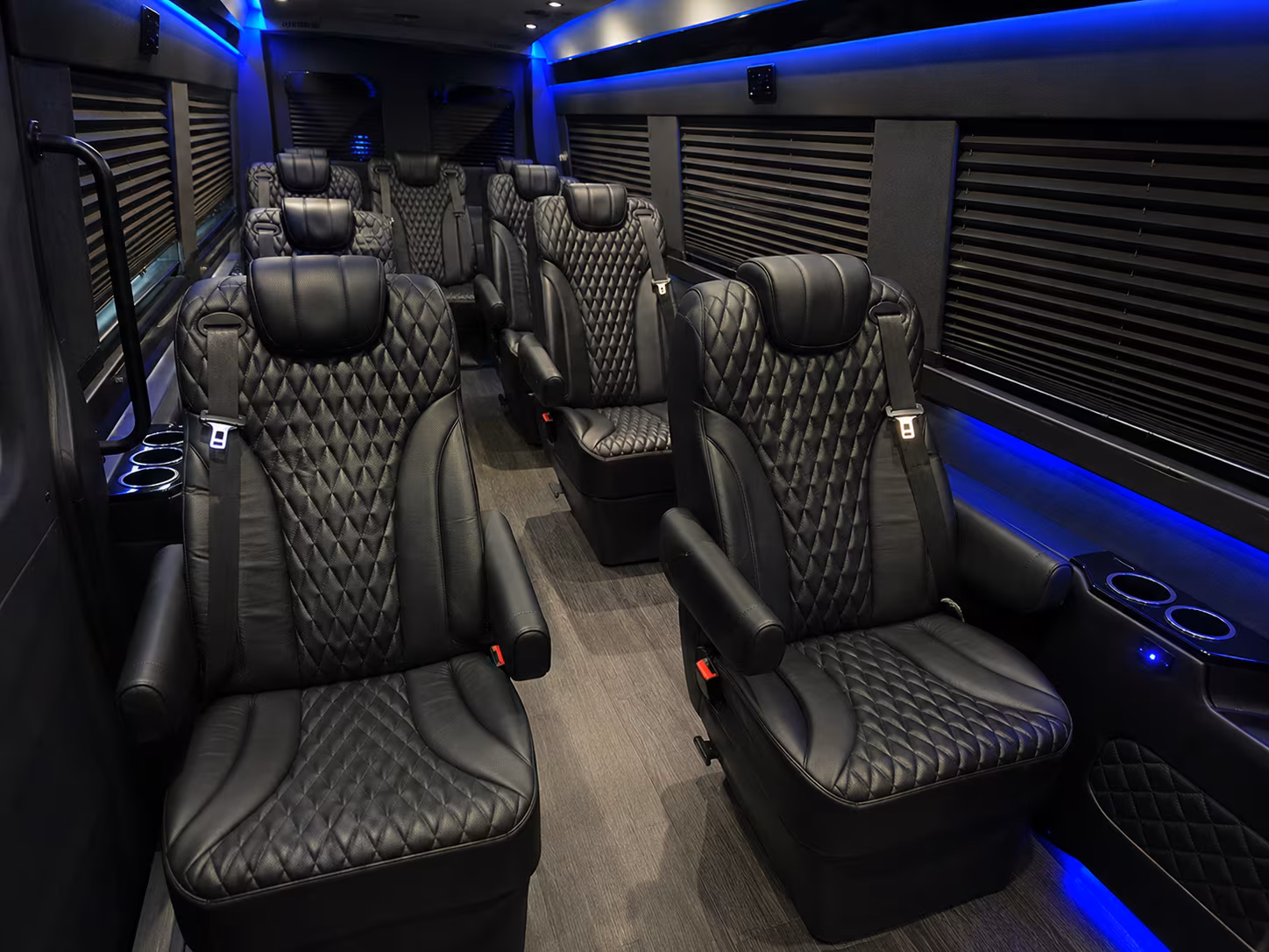 rancho cucamonga 12 passenger sprinter van interior