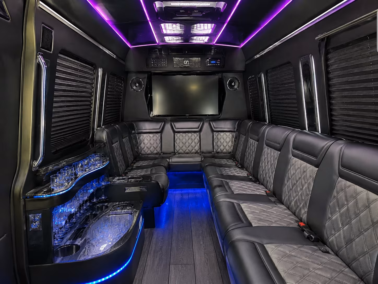 rancho cucamonga sprinter limousine inside