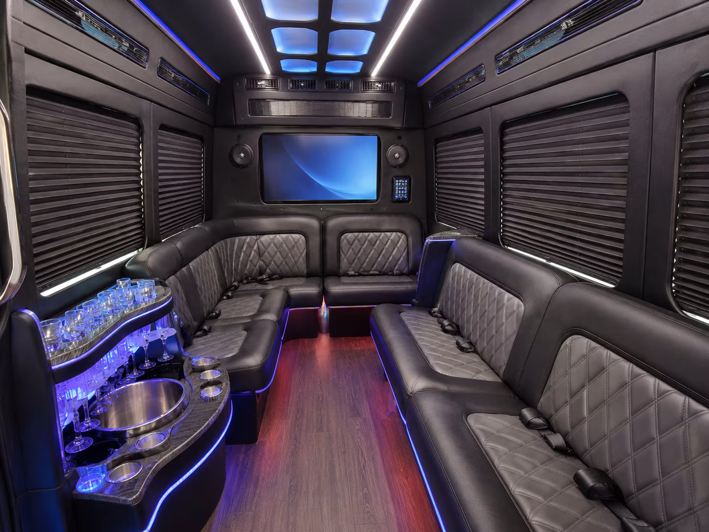 rancho cucamonga sprinter limousine interior